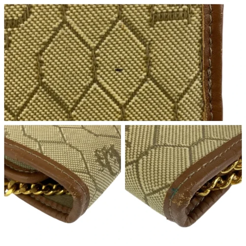 Dior Vintage Pre-owned Canvas dior-bags Beige Dames