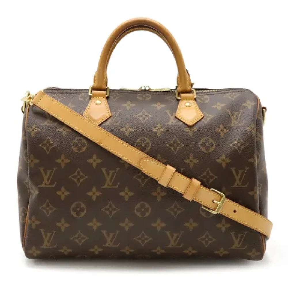 Louis Vuitton Vintage Pre-owned Canvas handbags Brown Dames