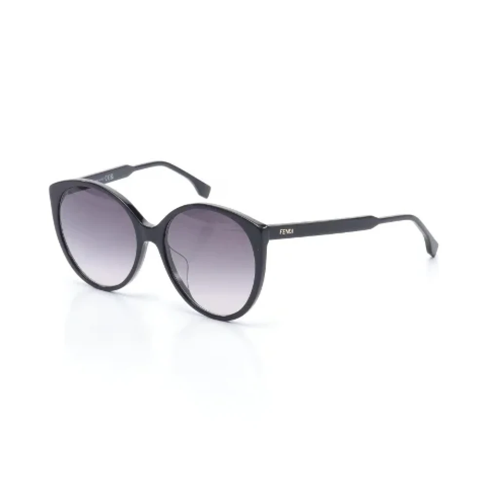 Fendi Vintage Pre-owned Plastic sunglasses Black Dames