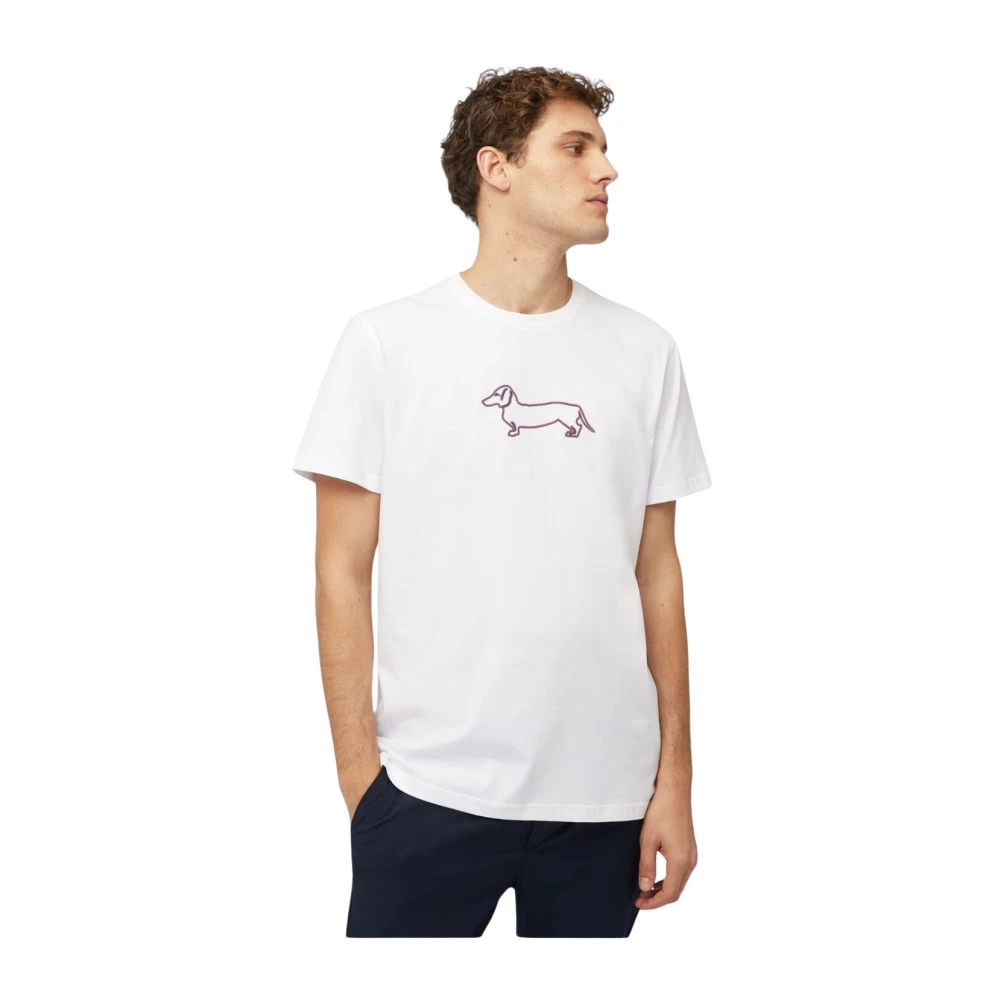 Harmont & Blaine Korte Mouw T-shirt White Heren
