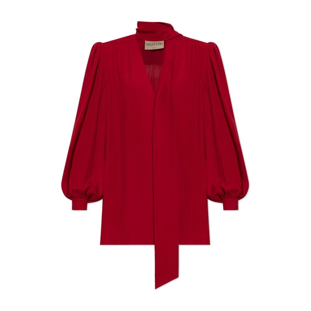 Valentino , Damen, Blusen & Hemden, Rot, L - Bild 4