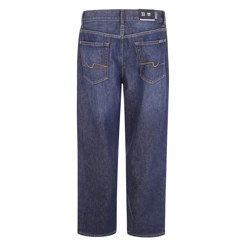 7 For All Mankind Wijde Denim Roadmap Jeans Blue Heren