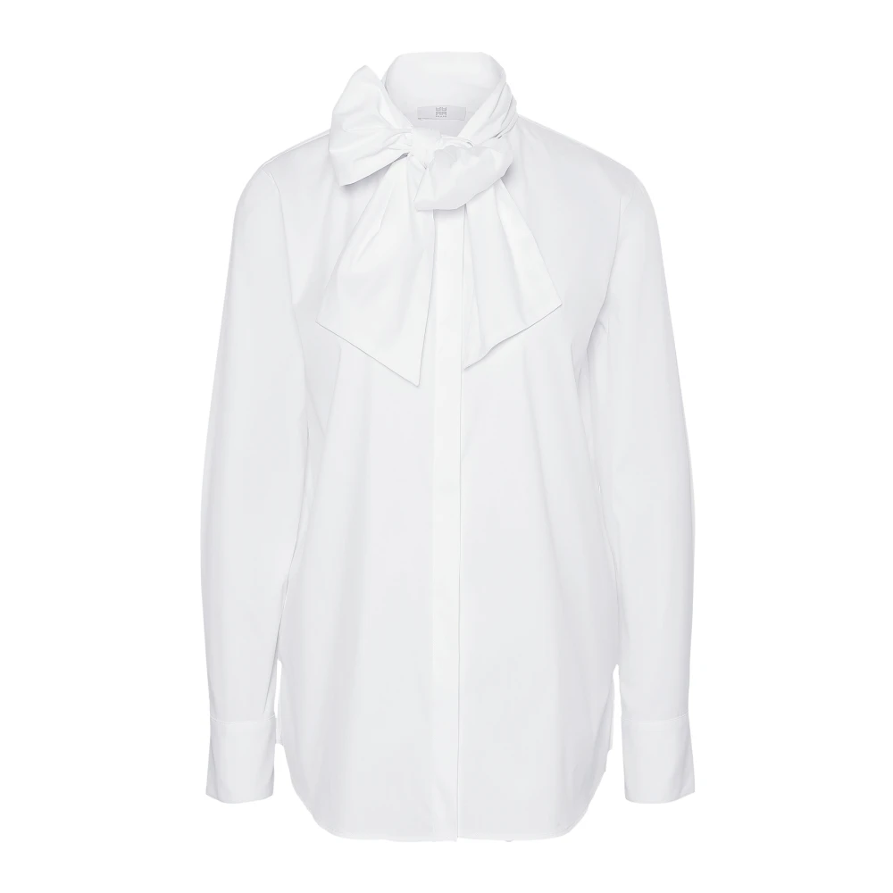 RIANI Elegante witte blouse met geplooide kraag White Dames