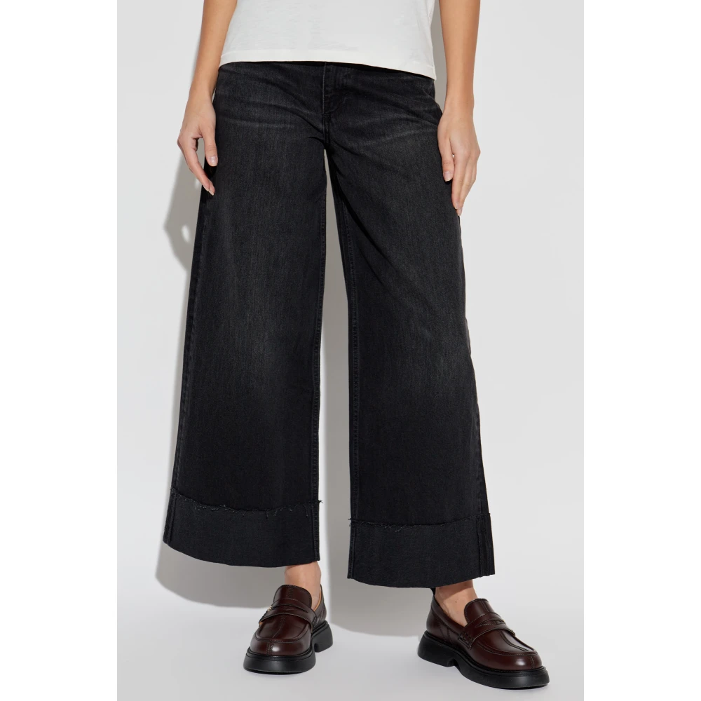 Rag & Bone High-Waisted Jeans Sofie Black Dames