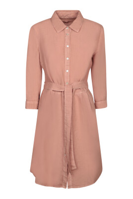 rosewood-linen-dress-with-classic-collar