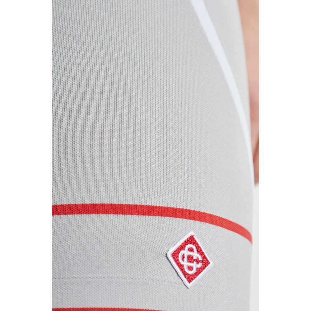Casablanca Korte legging met logopatch Gray Dames