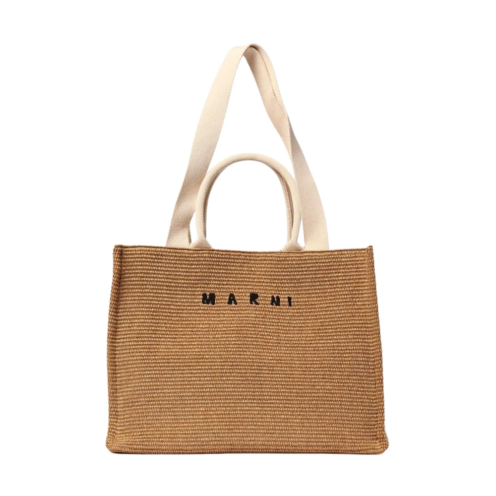 Marni - Bags > Tote Bags - Brown - Marni - Modalova