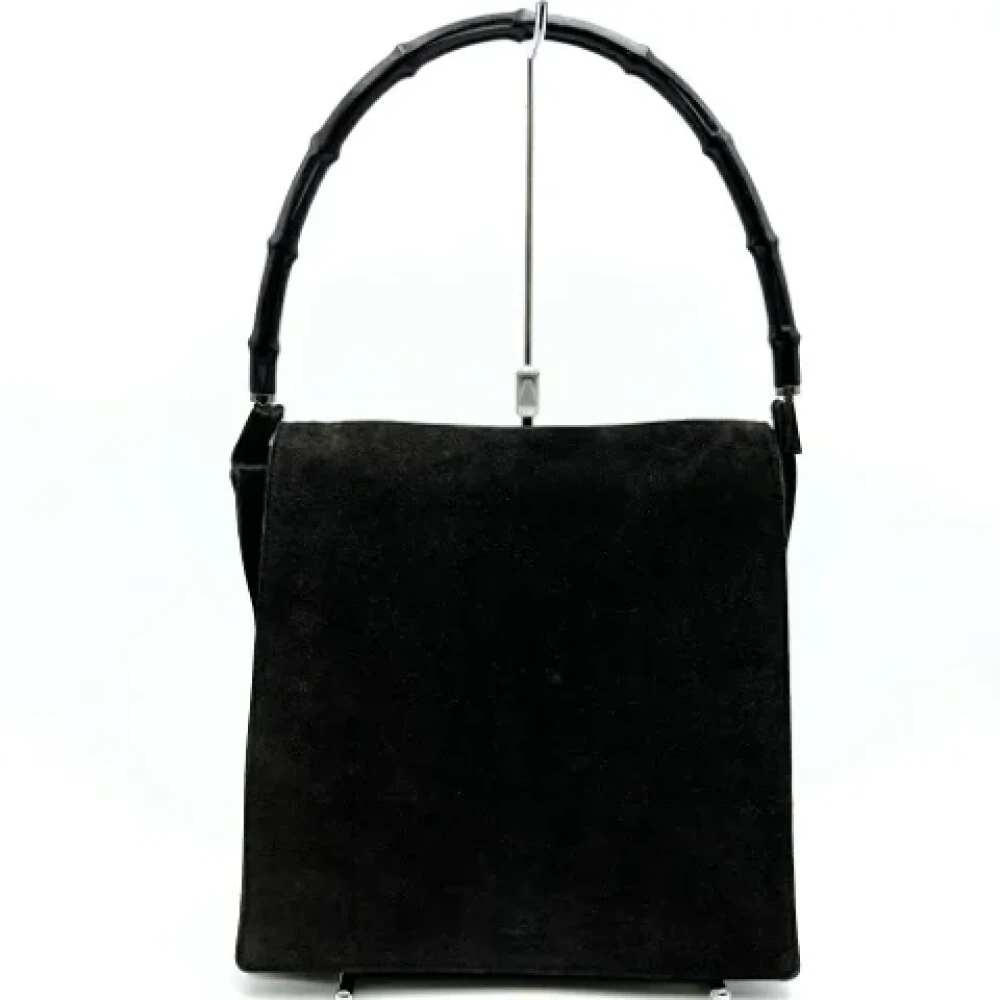 Gucci Vintage Pre-owned Suede gucci-bags Black Dames