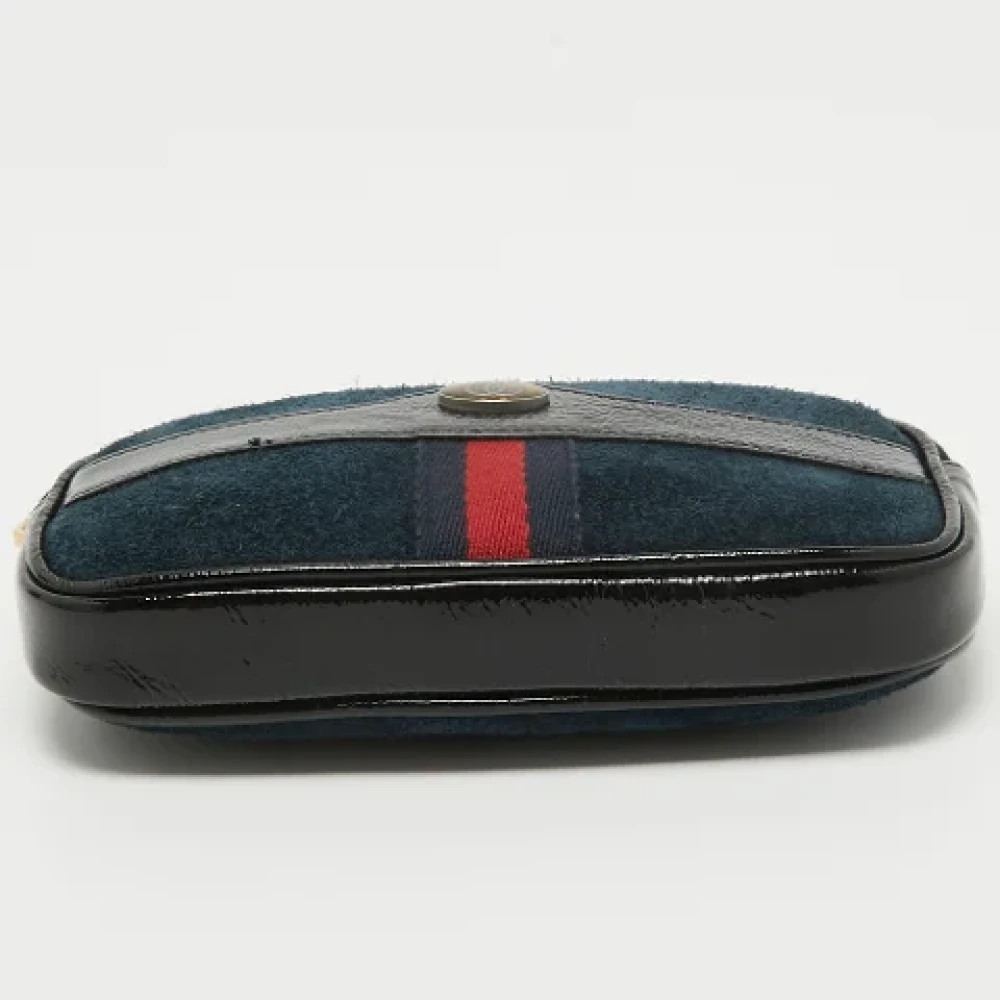 Gucci Vintage Pre-owned Fabric gucci-bags Blue Dames