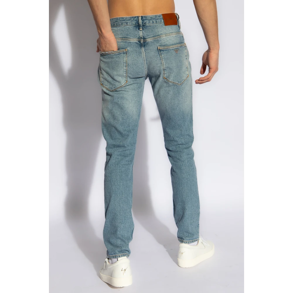 Emporio Armani Slim-fit jeans Blue Heren