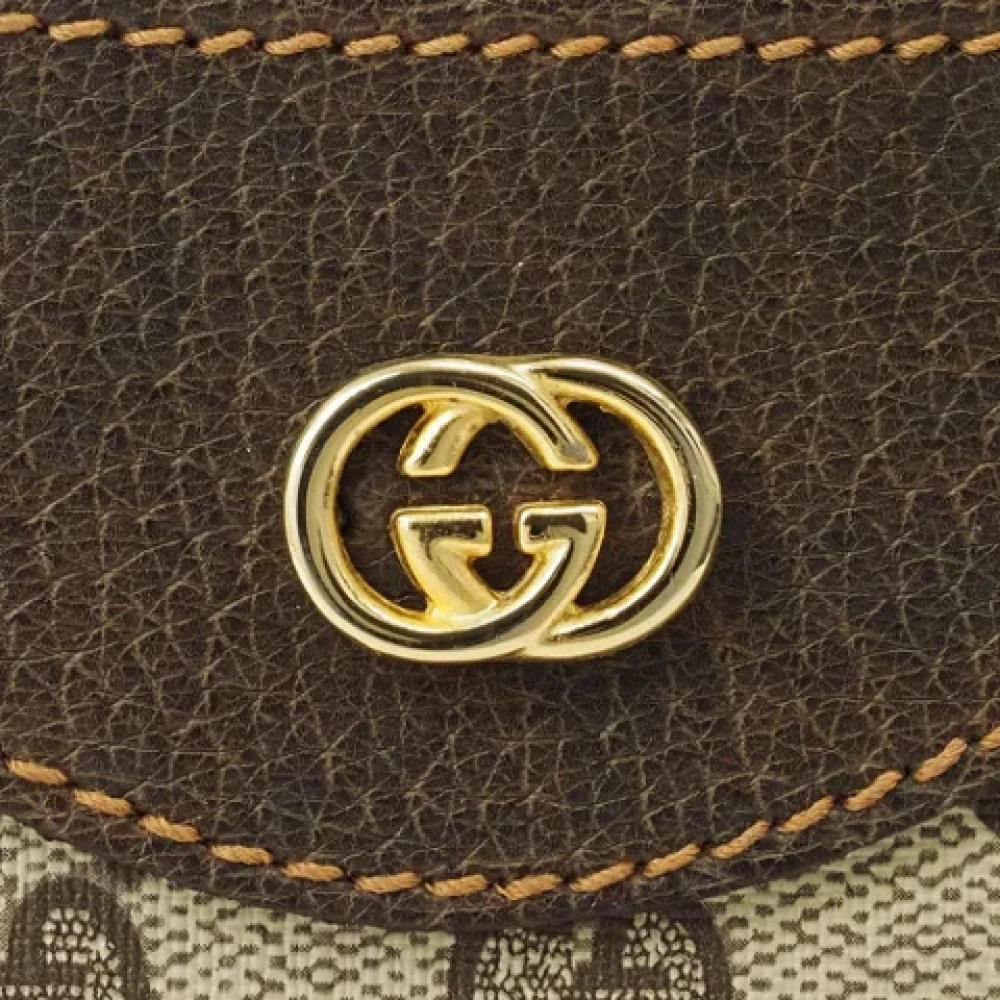 Gucci Vintage Pre-owned Leather shoulder-bags Beige Dames