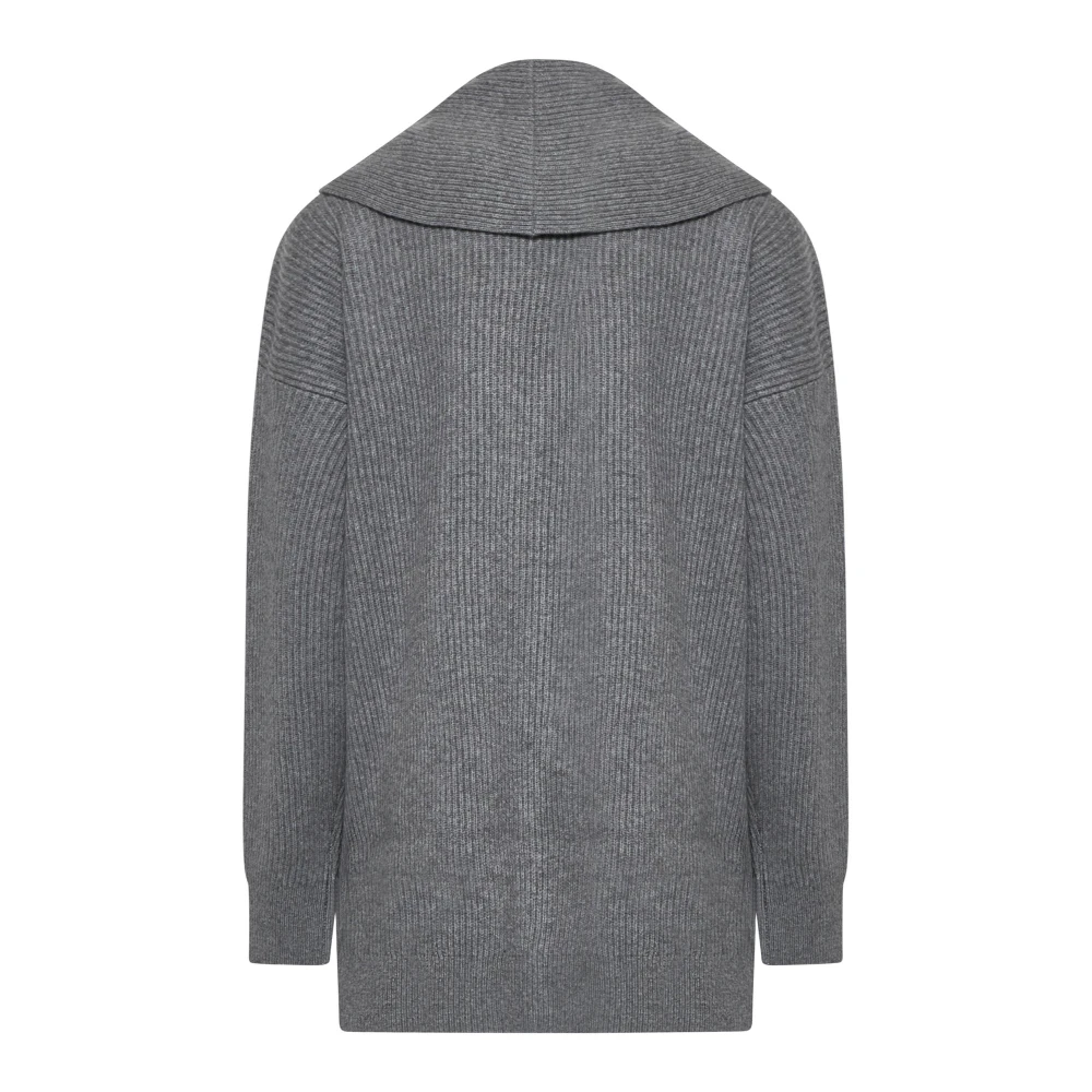 Fabiana Filippi Stijlvolle Sweater Collectie Gray Dames