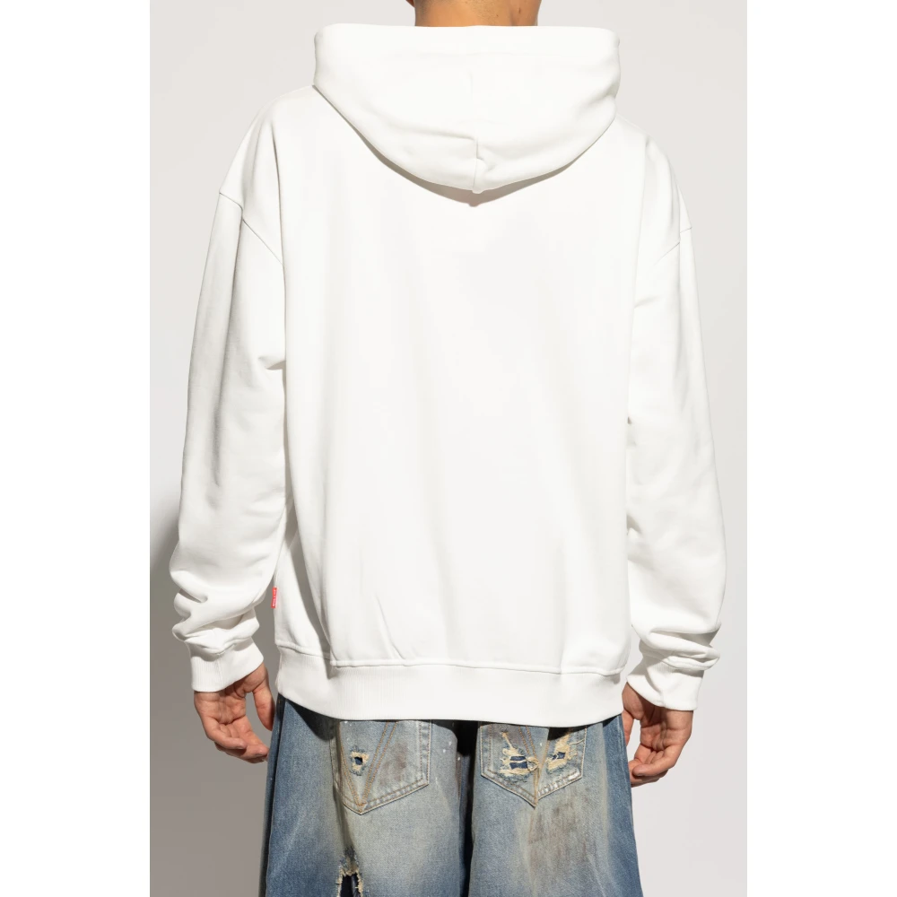 Diesel Hoodie S-Boxt-Hood-S1 White Heren