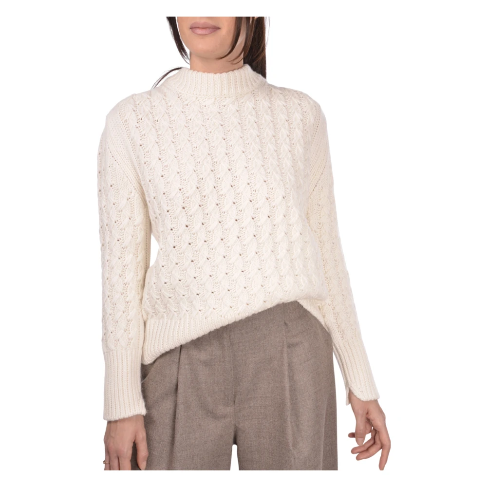 Gran Sasso Stijlvolle Lupetto Trui Beige Dames