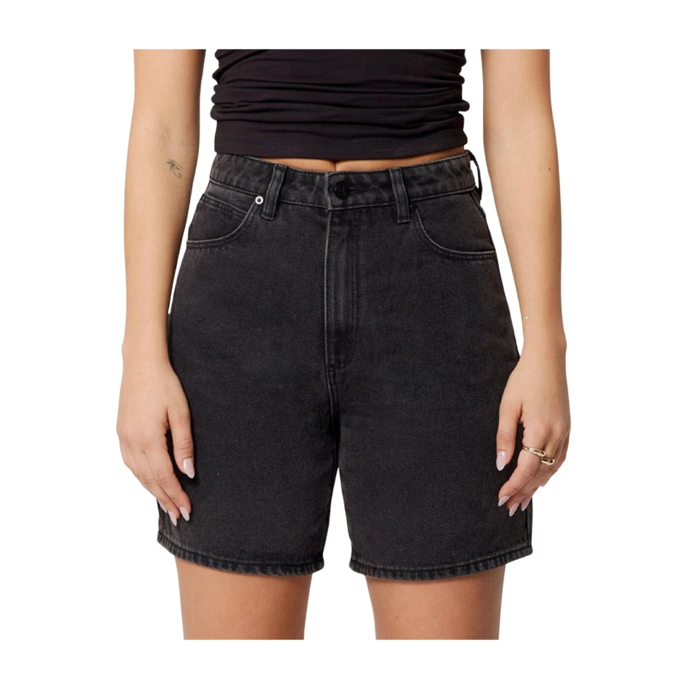 Abrand Jeans Korte Carrie Jeans voor Vrouwen Black Dames