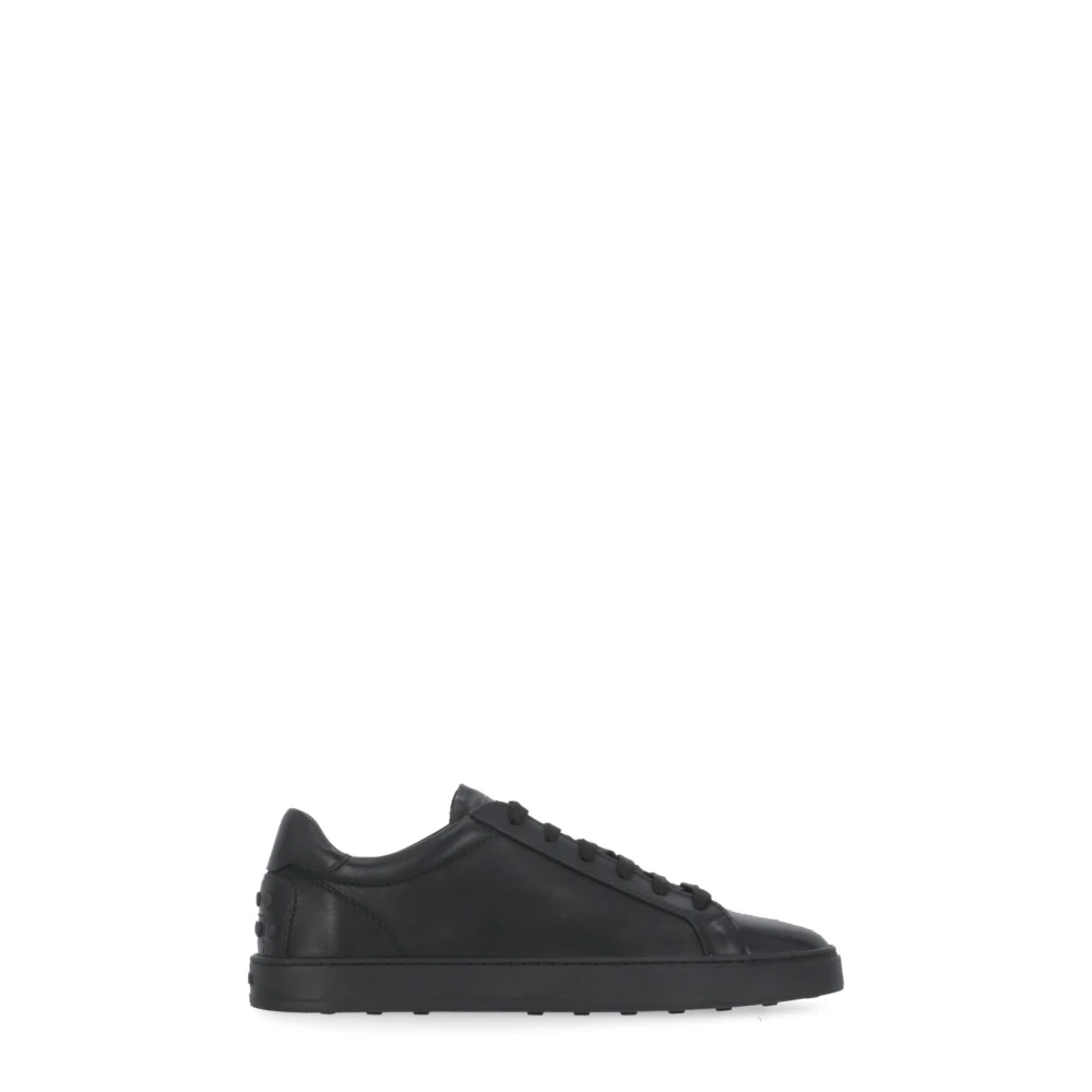 Tod’s Low-top leren sneakers Heren Schoenen Zwart