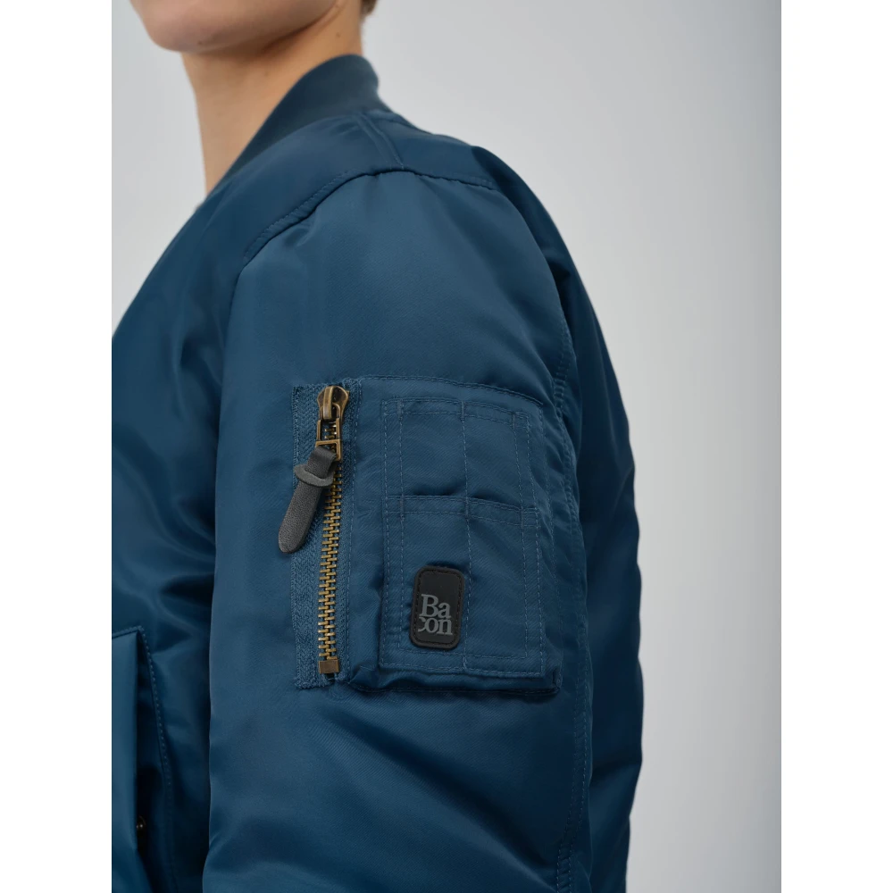 Bacon M Bomber Twill Avio Blue Heren