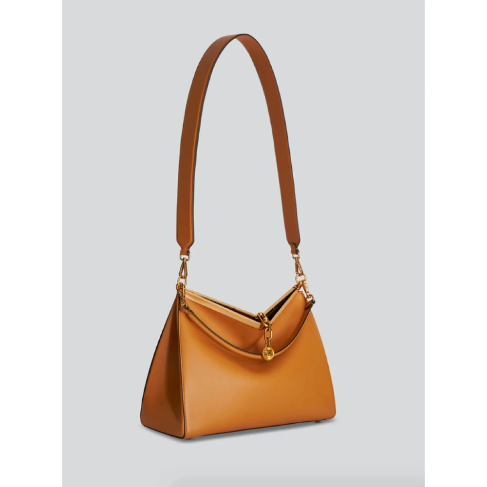 ETRO Iconische Vela Grande Leren Tas Brown Dames