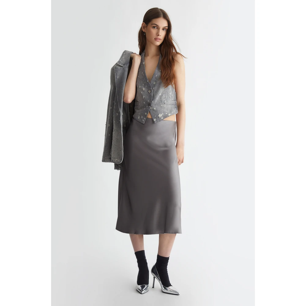 Liu Jo Stijlvolle Rokken Collectie Gray Dames