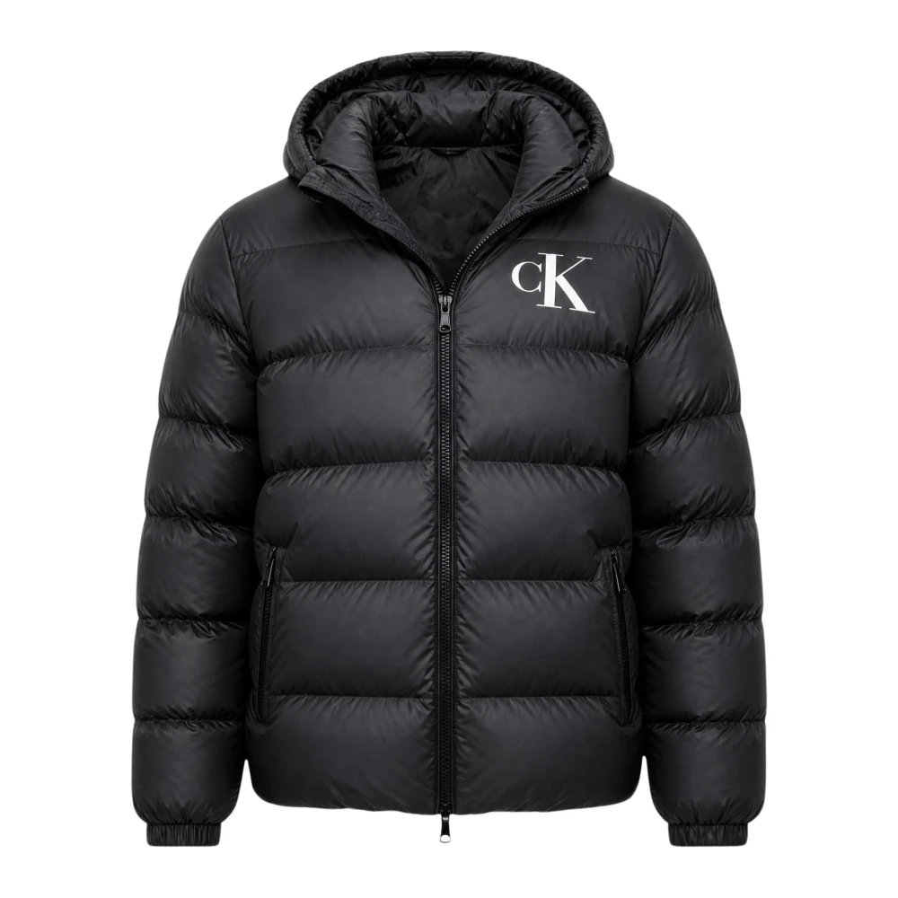 Calvin Klein Jeans , Herren, Jacken, Schwarzk, Xl