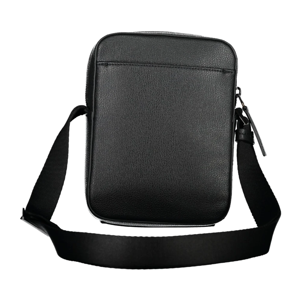 Calvin Klein Verstelbare Schoudertas met Ritssluiting Black Heren