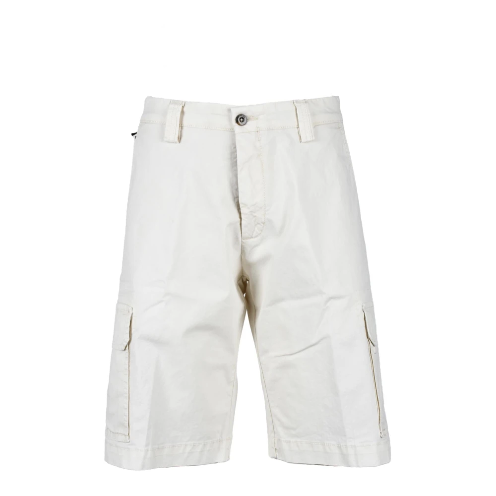 Michael Coal Katoenmix Stretch Broek White Heren