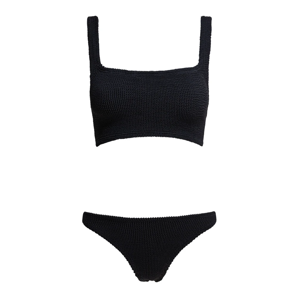 Hunza G Women's Black Bikinis, One Size, Xandra Bikini