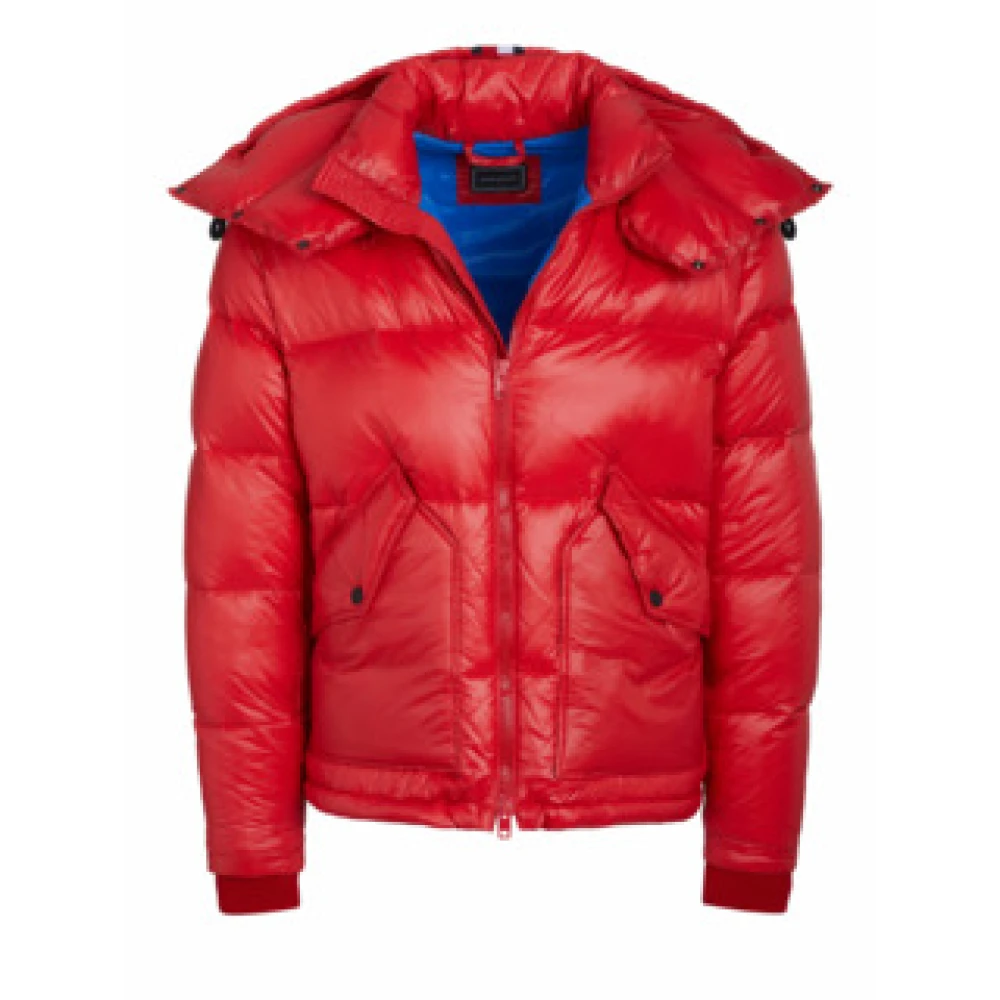 Tommy Hilfiger Stijlvolle Jas voor Mannen Red Heren