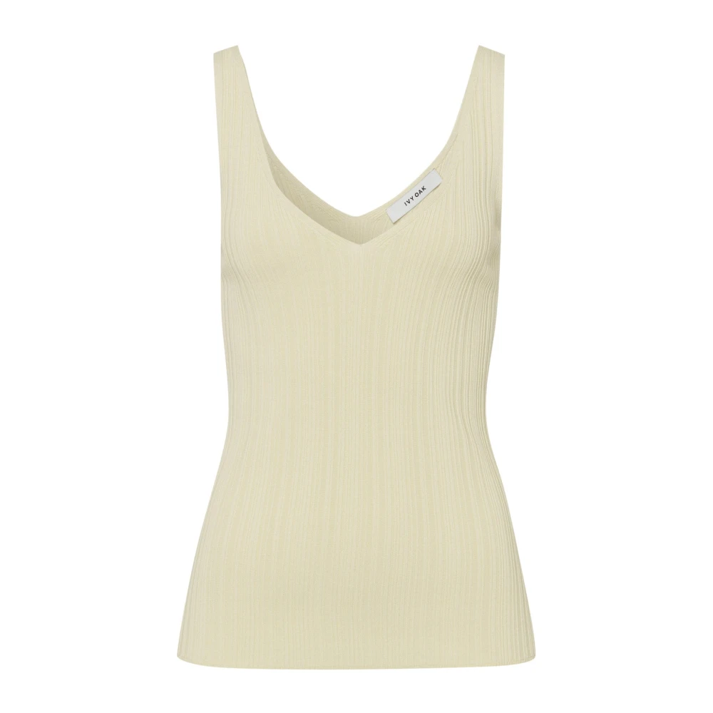 IVY OAK Viscose Top met Onregelmatige Breistructuur Green Dames