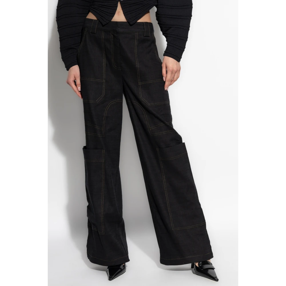Cult Gaia Broek Wynn Black Dames
