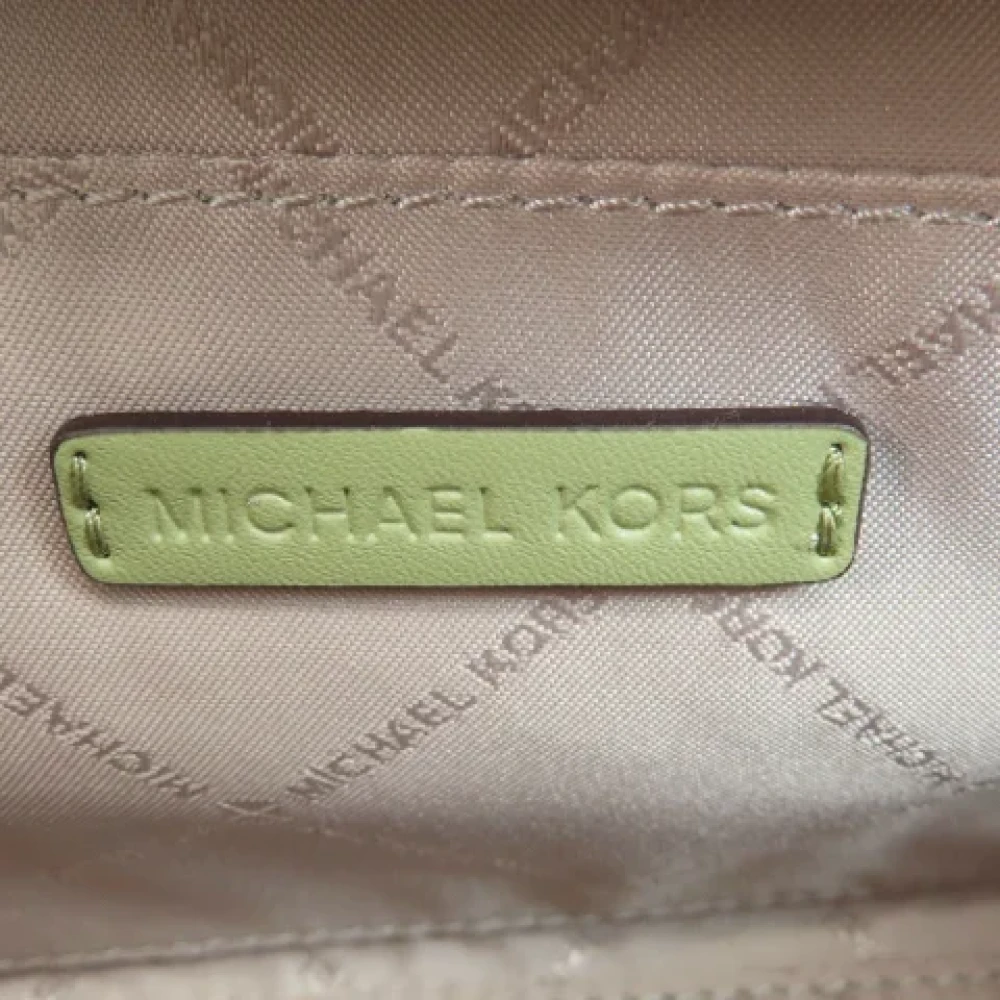 Michael Kors Pre-owned Leather shoulder-bags Green Dames
