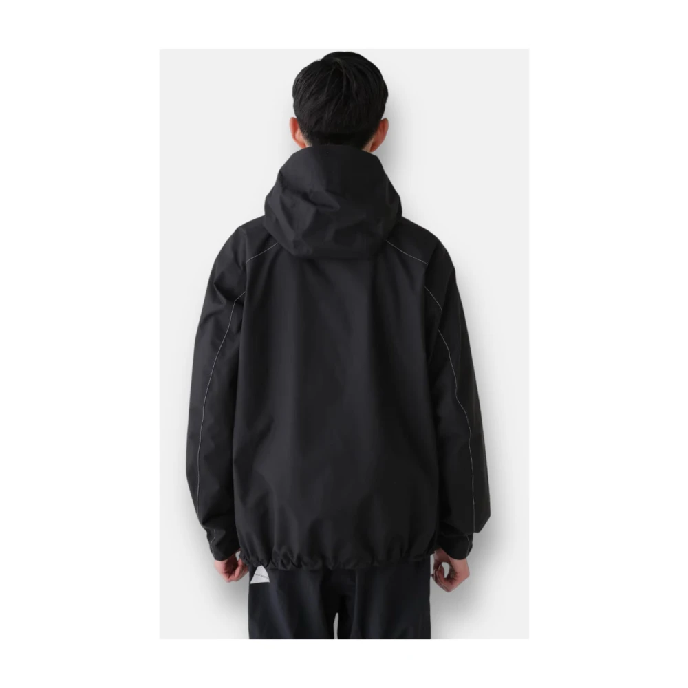 And Wander Lichtgewicht Waterdichte Hiker Regenjas Black Heren