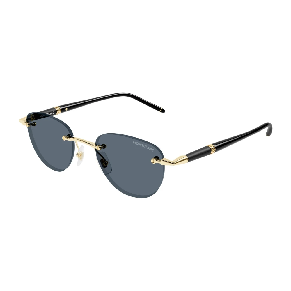 Montblanc Men's Yellow Sunglasses, 48 Mm, Mb0412s 001 Sunglasses