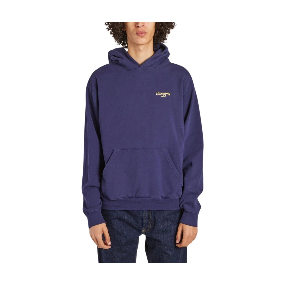 Harmony Klassieke Atlantic Hoodie Blue Heren