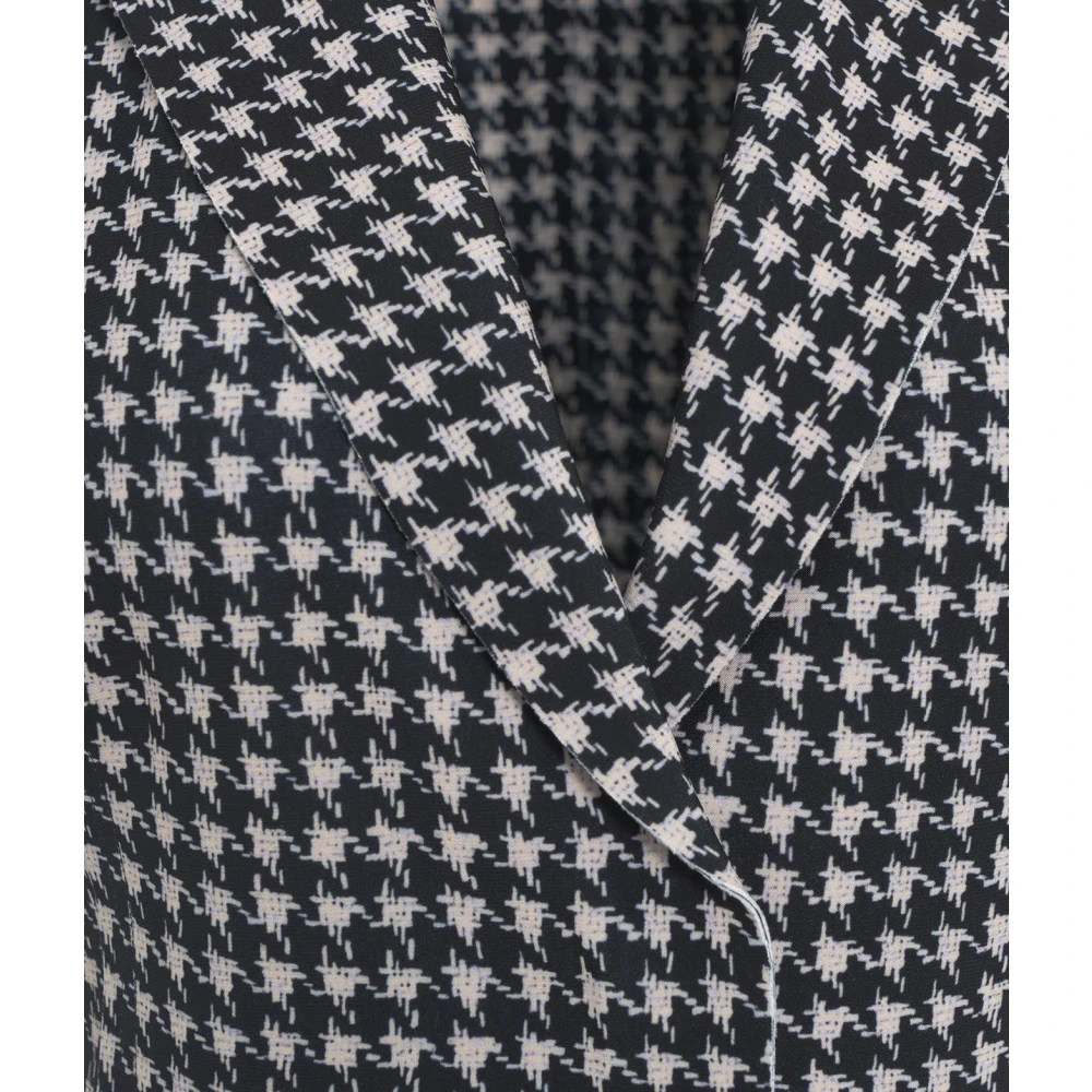 Norma Kamali Zwarte Blazer Elegant Stretch Vest Black Dames