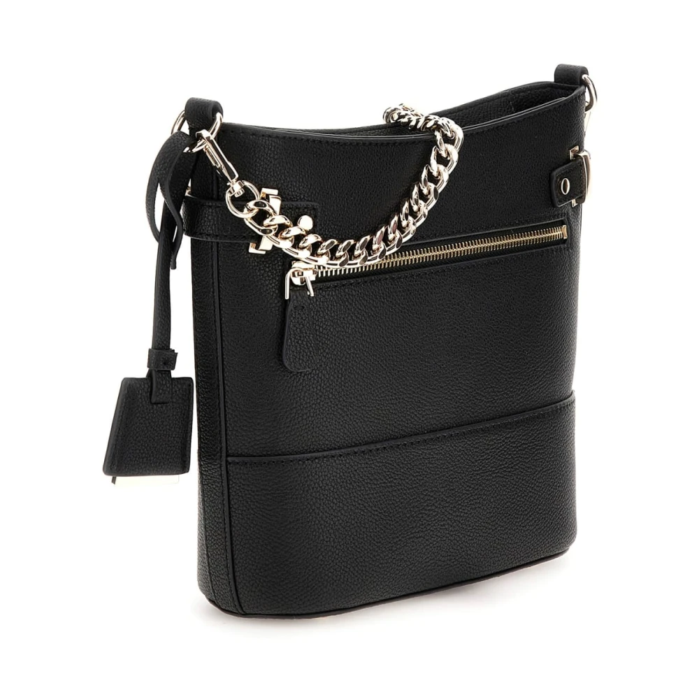 Guess Zwarte Silvye Bucket Handtas Black Dames
