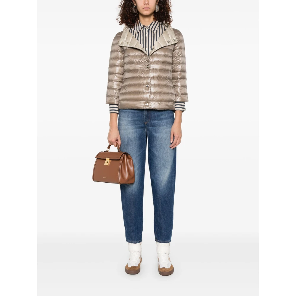 Dondup Loose Fit High Waist Jeans Blue Dames