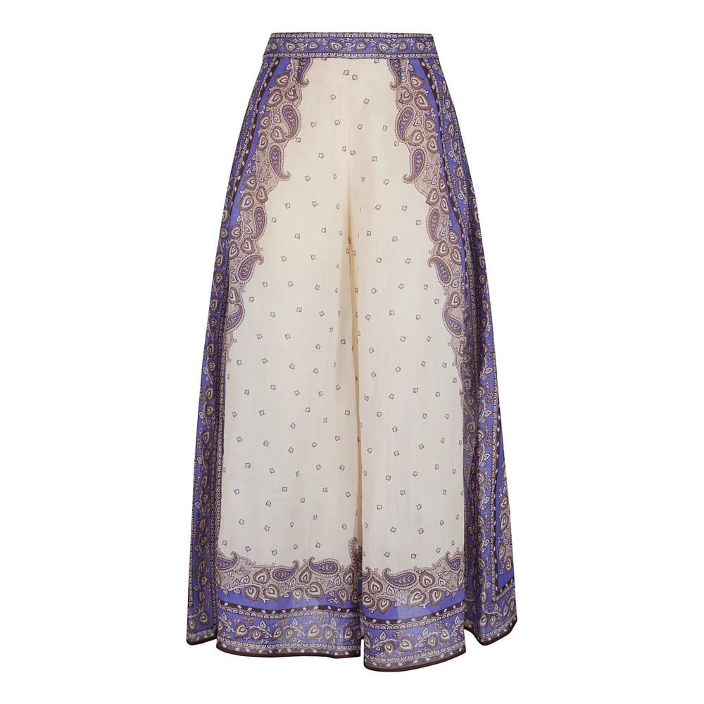 Trousers > Wide Trousers - - Zimmermann - Modalova