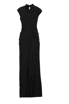 slim fit dress slacks ROTATE Birger Christensen - Kjoler - Glitter Knit Maxi Dress - Rich Gold  Comb