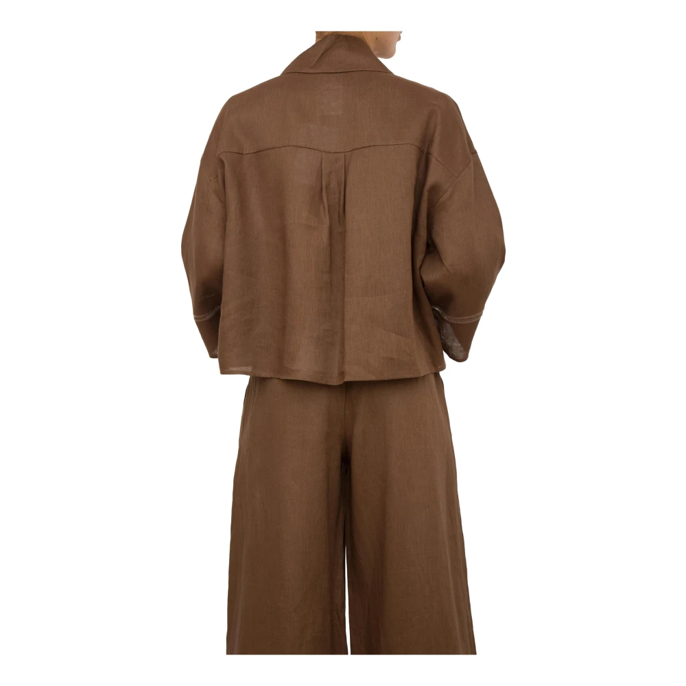 Max Mara Stijlvolle Shirt voor Vrouwen Brown Dames