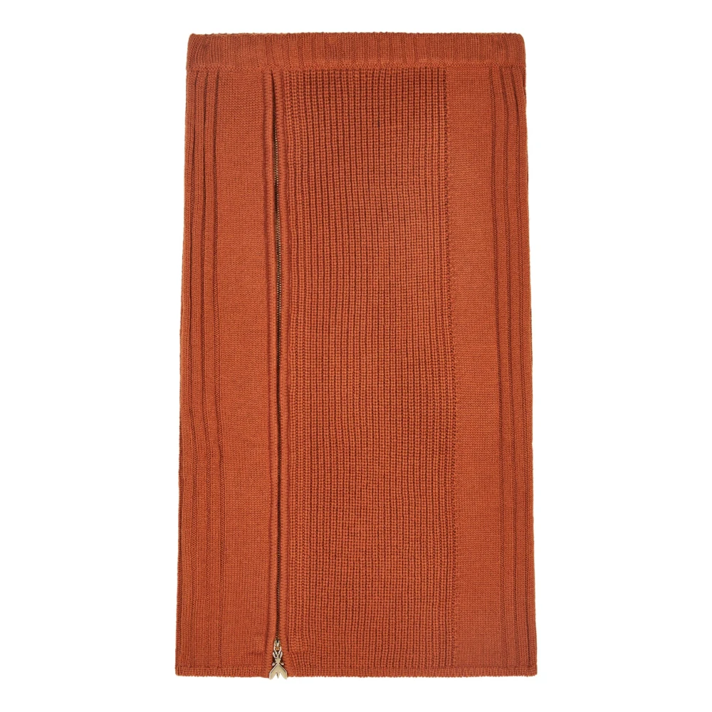 Patrizia Pepe Donna Marrone - Gonna Midi A Coste - Skirts - S