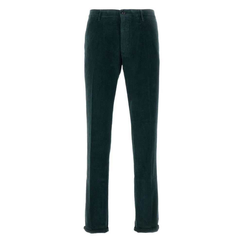 Incotex Men's Green Trousers For - Slim-Fit Trousers - W31 - Trousers