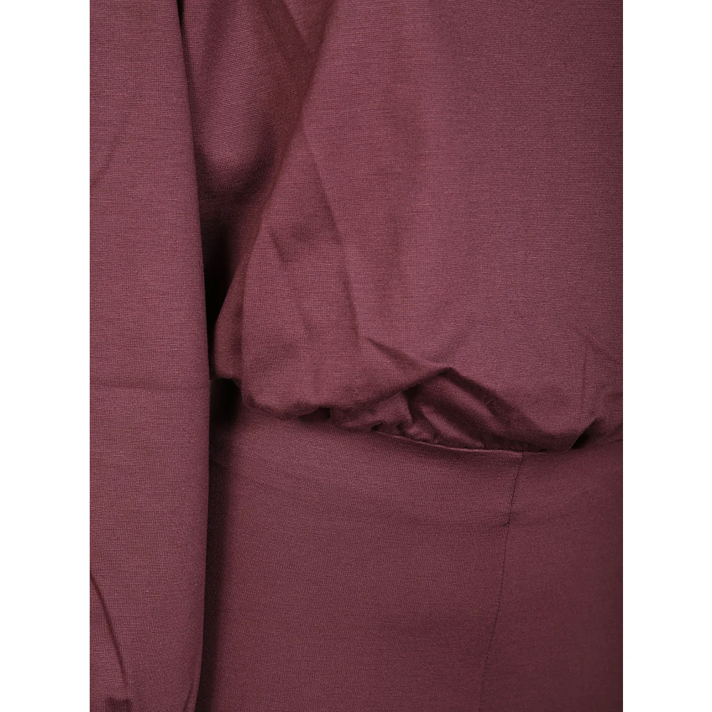 Andamane Jersey coltrui jumpsuit Red Dames
