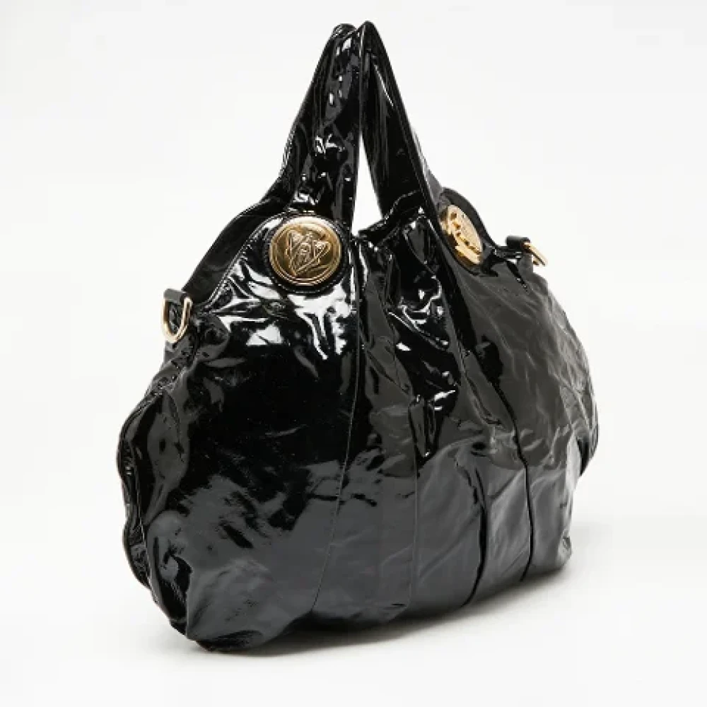 Gucci Vintage Pre-owned Leather totes Black Dames
