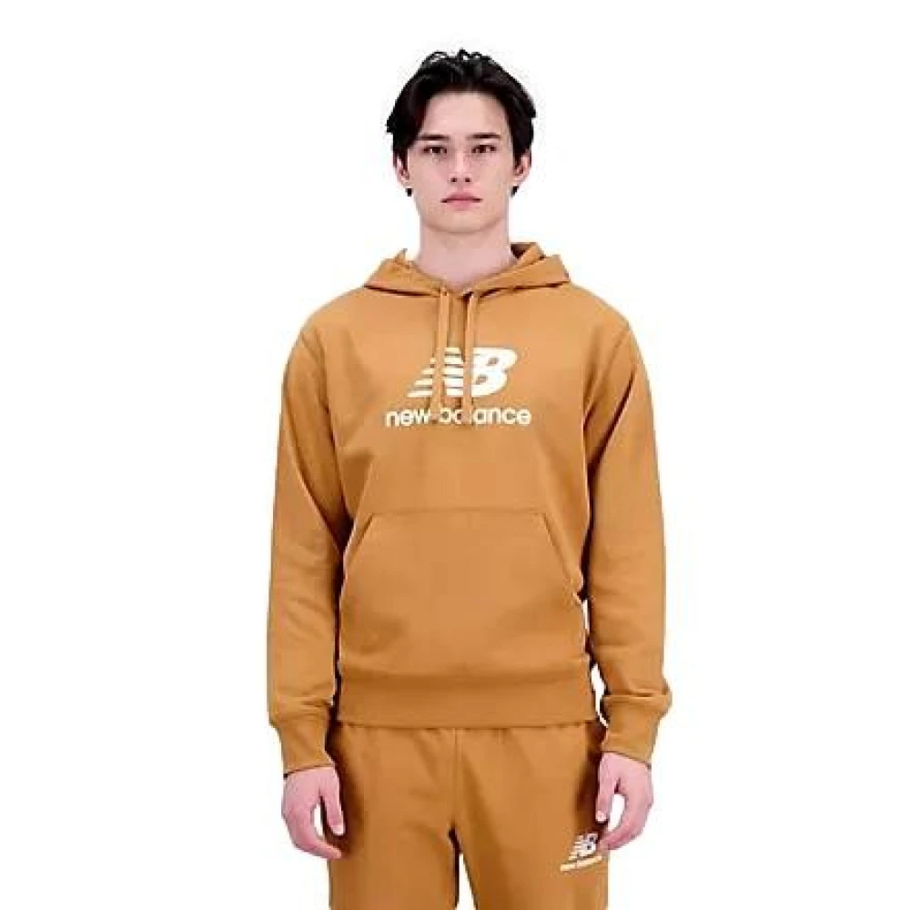 New Balance Sweatshirt Mt31537 Orange