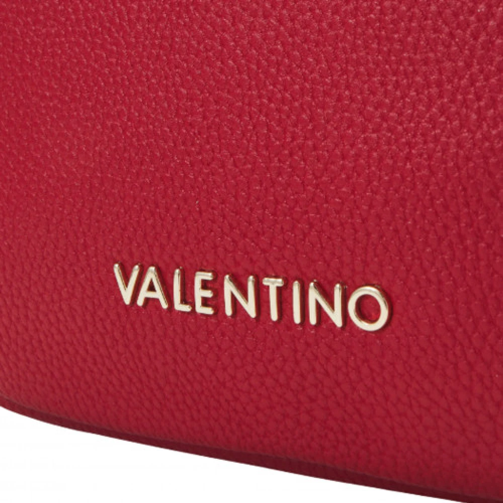 Valentino by Mario Valentino Rode Rechthoekige Handtas met Gouden Details Red Dames