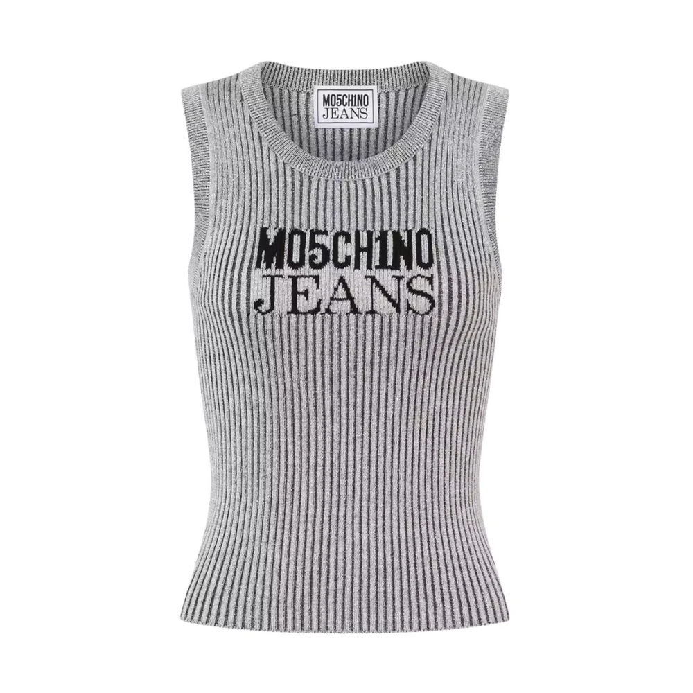 Moschino Stijlvolle Sweaters Collectie Gray Dames