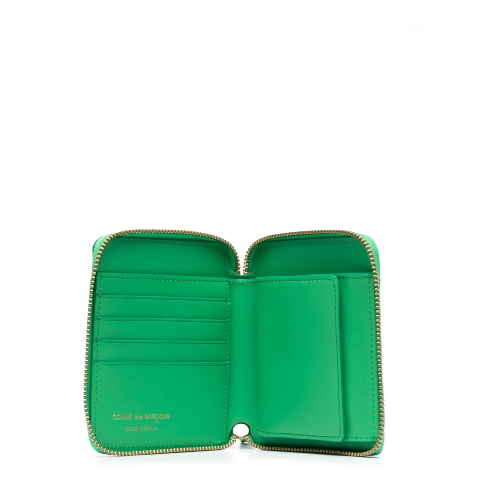 Comme des Garçons Groene Leren Lijn Portemonnee Green Dames