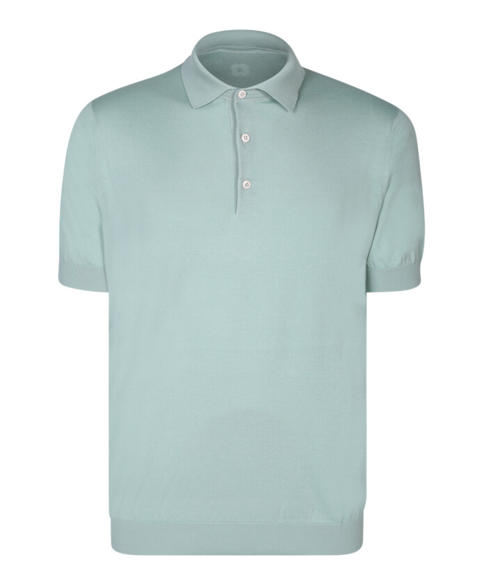 polo-vert-manches-courtes