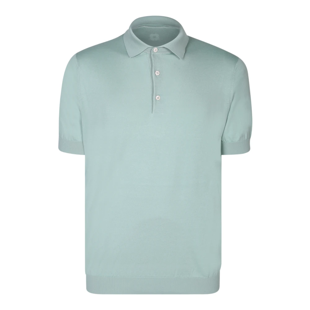 Lardini Groen Polo Shirt Korte Mouw Green Heren